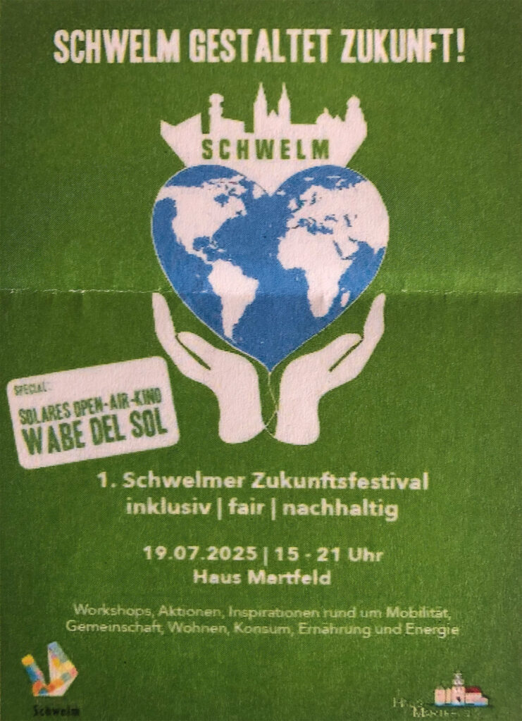 1. Zukunftsfestival in Schwelm, Plakat