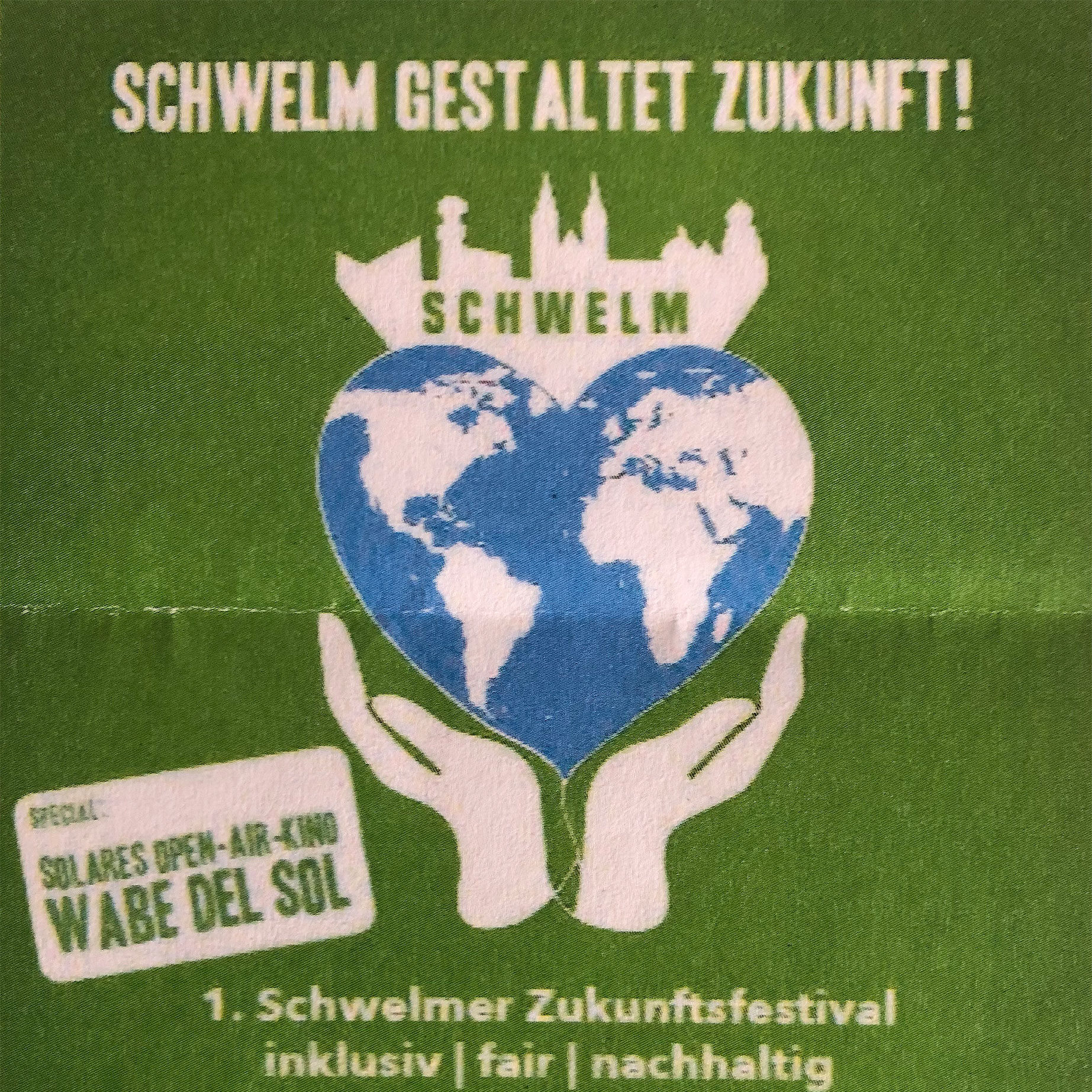 1. Zukunftsfestival in Schwelm, Plakat